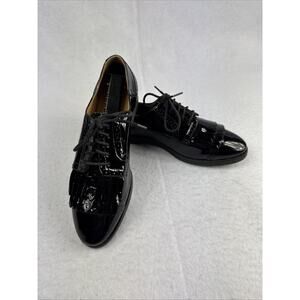 Enzo Angiolini Black Patent Leather Loafers Women’s Size 7.5M – Pre-Owned